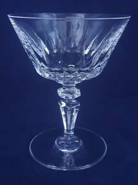 Val St Lambert Balmoral Crystal Champagne/Tall Sherbet Glass Vintage